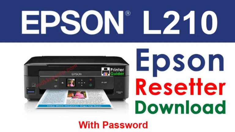 Epson L210 Resetter Tool Download For Free 2023