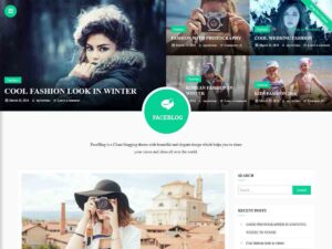 FaceBlog WordPress Theme