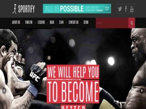 Sportify WordPress Theme