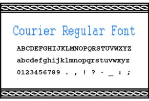 Courier Regular Font Download For Free