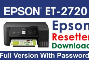Epson EcoTank ET-2720 Resetter Tool Download For Free