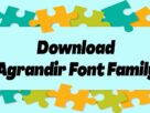 Download Agrandir Font Family For Free